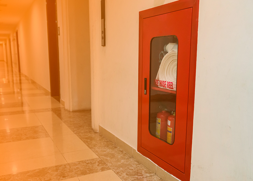 Instalação e manutenção da rede de hidrantes 8 hidrante residencial