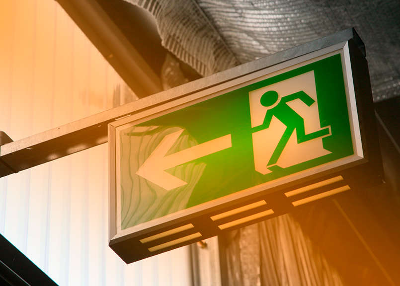 photoblog 12 placa sinalizacao corredor