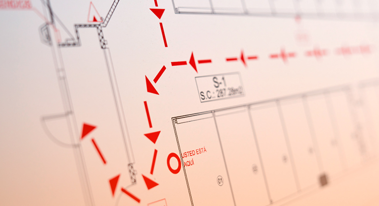 Treinamento de Equipes: A Chave para Prevenir e Combater Incêndios 5 PHOTOBLOG 17 brigadista plano de evacuacao