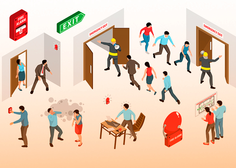 Como Agir em Caso de Incêndio na Vizinhança? 6 BLOG 26 ROTA DE FUGA EMERGENCIA