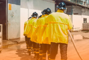 Brigada de incêndio em condomínio