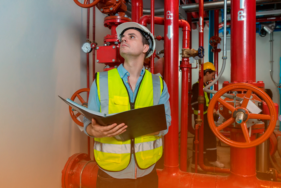 inspeção pós-obra / incêndio