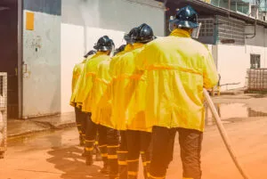 Brigada de incêndio em condomínio